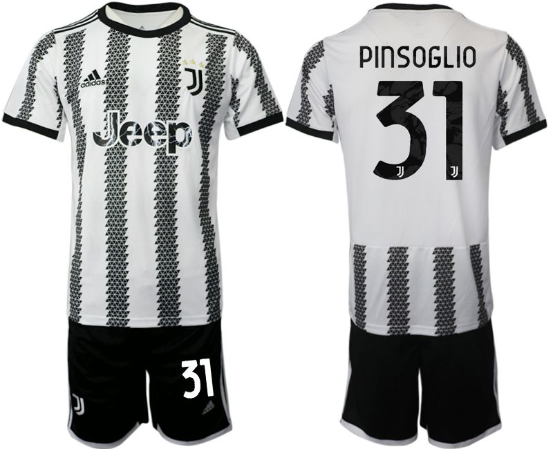 Men 2022-2023 Club Juventus FC home white 31 Soccer Jersey